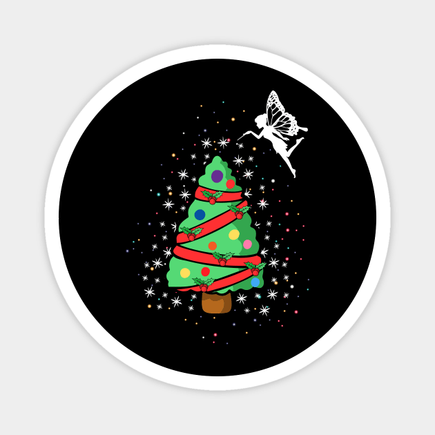 Christmas Tree Fairy Dust Magnet by HBfunshirts